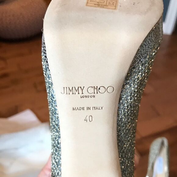 BRAND NEW JIMMY CHOO Luna champagne heels - Picture 10 of 13